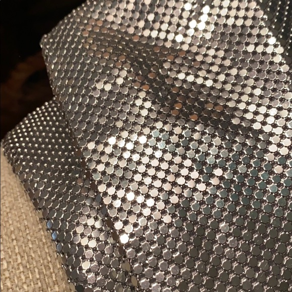 Express silver mesh clutch NWT - Picture 4 of 4